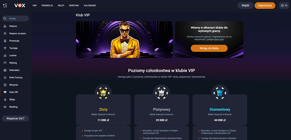 VOX Casino — kompleksowy przewodnik po grach, bonusach i bezpieczeństwie
